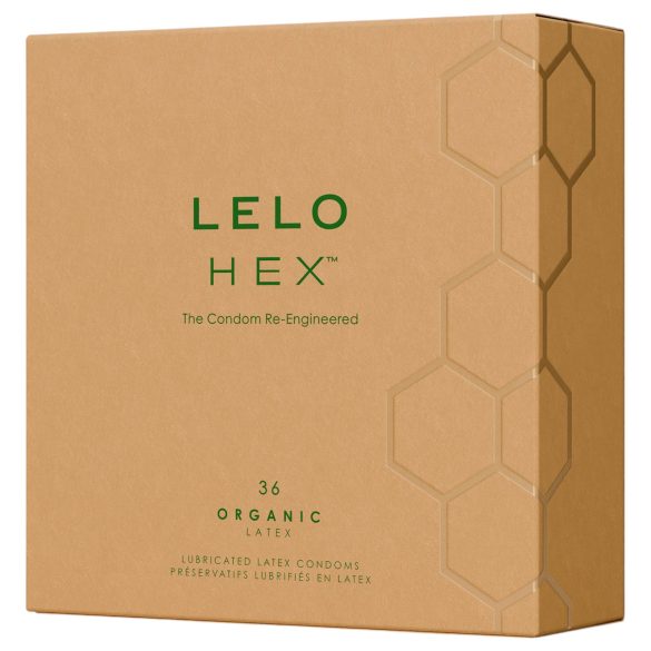 LELO Hex Organic - prezervatīvi 36 gab.
