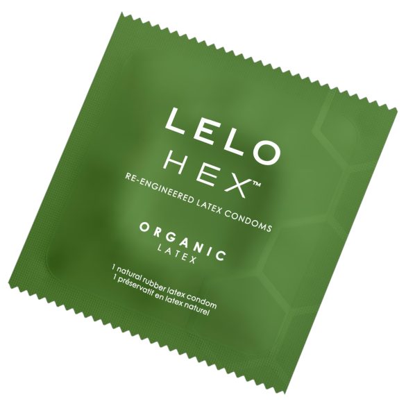 LELO Hex Organic - prezervatīvi 3 gab organiskie