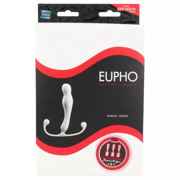 Aneros Eupho Trident - prostatas masāžas dildos balts