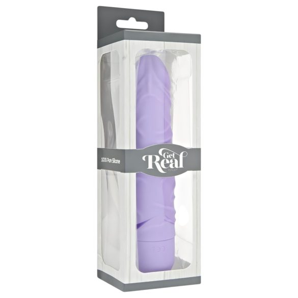 Classic Get Real - silikona vibrators realistisks lillā