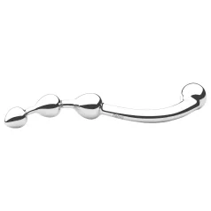 Njoy Fun Wand - metāla anālais un G-punkta dildo sudraba