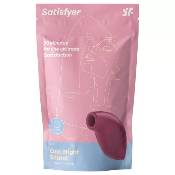 Satisfyer One Night Stand - klitora stimulators ar gaisa viļņiem sarkans