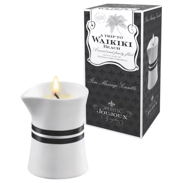 Petits Joujoux Waikiki - masāžas svece kokosrieksts ananāss 120ml