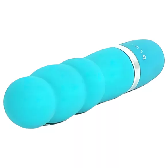 B SWISH Bcute Pearl - ūdensizturīgs vibrators ar pērlītēm, tirkīza
