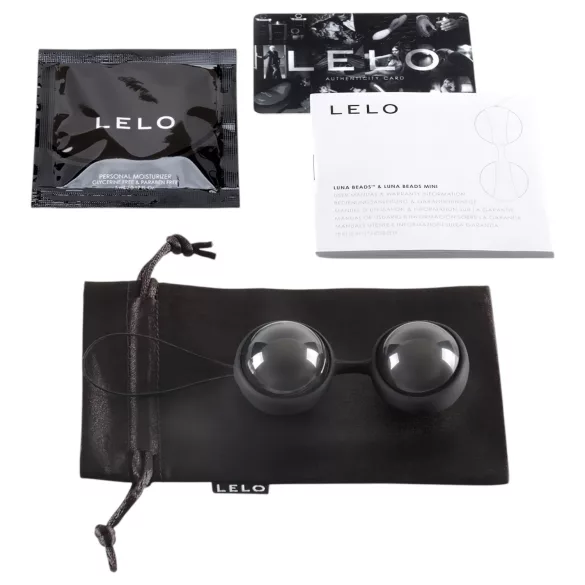 LELO Luna Noir geišas lodītes maināms dizains