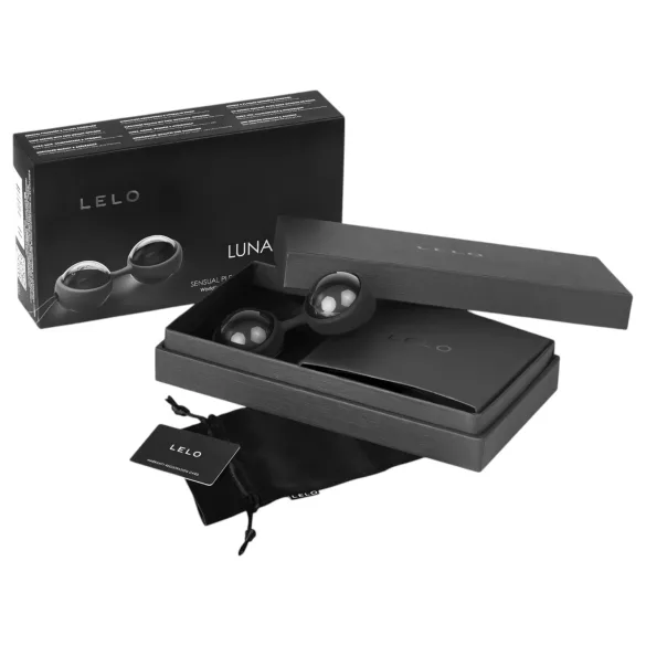 LELO Luna Noir geišas lodītes maināms dizains