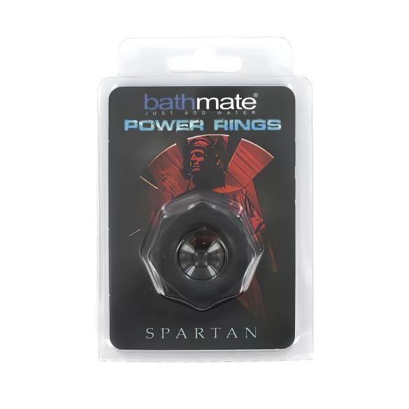 BathMate - Spartans silikona erekcijas gredzens melns