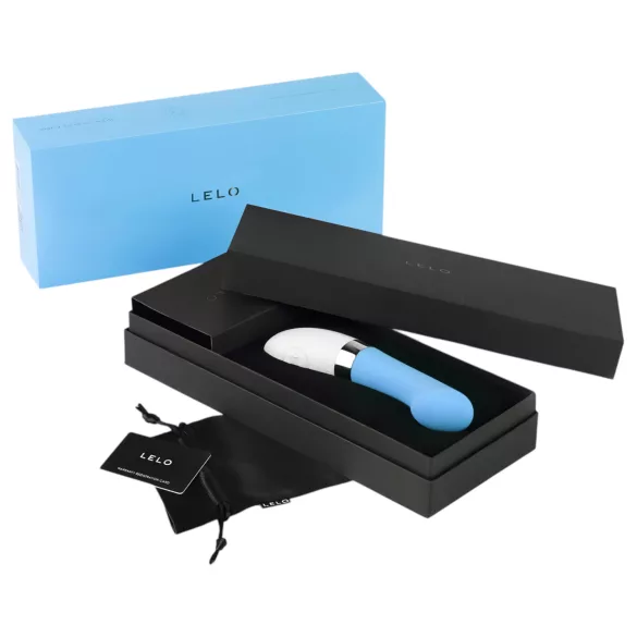 LELO Gigi 2 - silikona G punkta vibrators (zils)