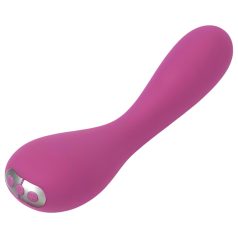   Je Joue Uma - uzlādējams ūdensizturīgs G-punkta vibrators rozā