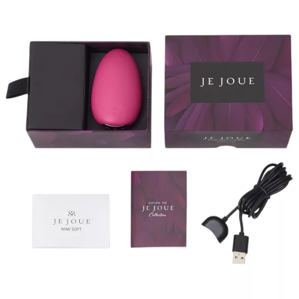 Je Joue Mimi Soft - klitora vibrators ūdensizturīgs uzlādējams rozā