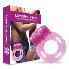   Love in the Pocket - vibrējošs prezervatīva gredzens vienreizējais rozā