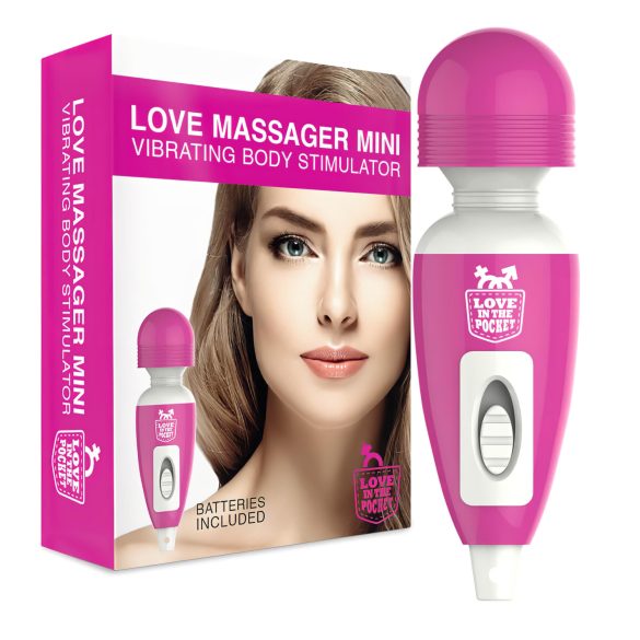 Love Wand - mini masāžas vibrators (rozā)