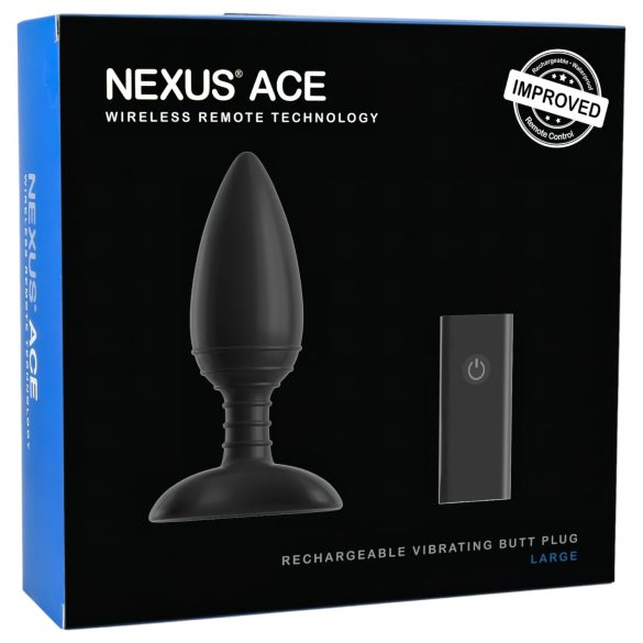 Nexus Ace - tālvadības uzlādējams anālais vibrators (liels)