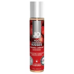   System JO - H2O Zemeņu skūpsts - uz ūdens bāzes balstīts lubrikants (30 ml)