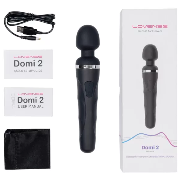 LOVENSE Domi 2 - viedais masāžas vibrators (melns)