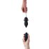 B SWISH Bfilled Classic - bezvadu anālais vibrators (melns)