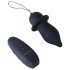 B SWISH Bfilled Classic - bezvadu anālais vibrators (melns)