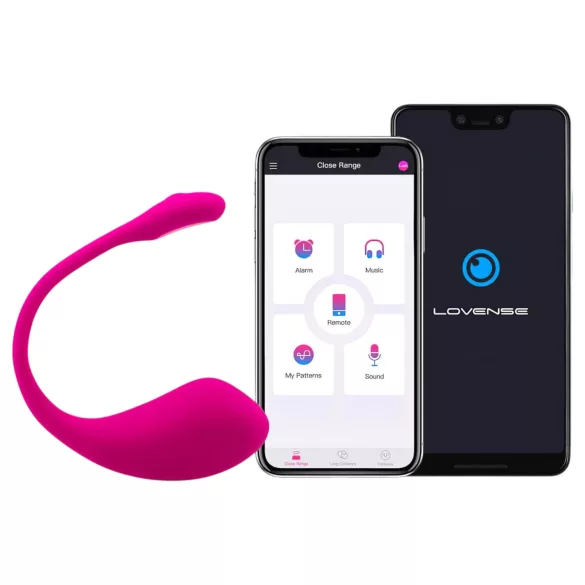 Lovense Lush 2 - valkājama ar lietotni vadāma vibrējoša ola (rozā)