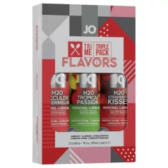   System JO - System Flavors - aromatizētu lubrikantu komplekts (3×30 ml)