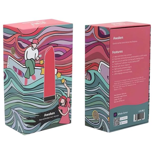 Magic Motion Awaken - mini vibrators ar akumulatoru, sarkans