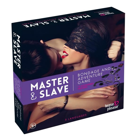 Master & Slave - BDSM rotaļu komplekts violets-melns