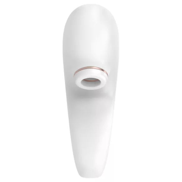 Satisfyer Pro 4 Couples - pāru vibrators ar gaisa viļņiem uzlādējams balts