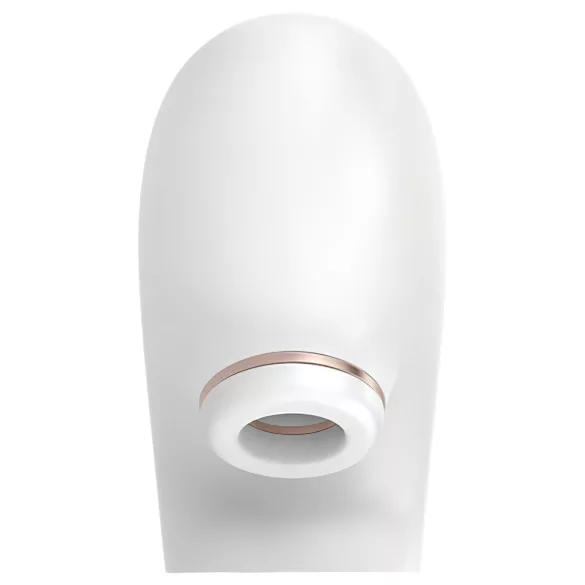 Satisfyer Pro 4 Couples - pāru vibrators ar gaisa viļņiem uzlādējams balts