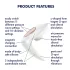 Satisfyer Pro 4 Couples - pāru vibrators ar gaisa viļņiem uzlādējams balts