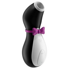   Satisfyer Penguin - klitora stimulators uzlādējams ūdensizturīgs melns balts