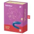 Satisfyer Double Whale - pāru vibrators ar 2 motoriem zils