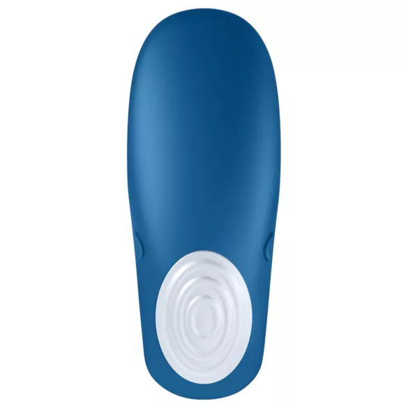 Satisfyer Double Whale - pāru vibrators ar 2 motoriem zils