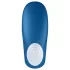 Satisfyer Double Whale - pāru vibrators ar 2 motoriem zils