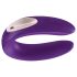 Satisfyer Double Plus Remote - bezvadu, uzlādējams pāru vibrators (violets)