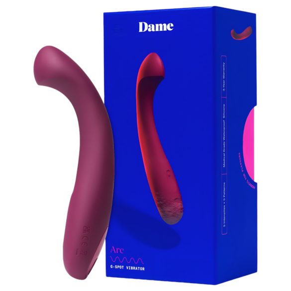 Dame Arc - uzlādējams G-punkta vibrators rozā