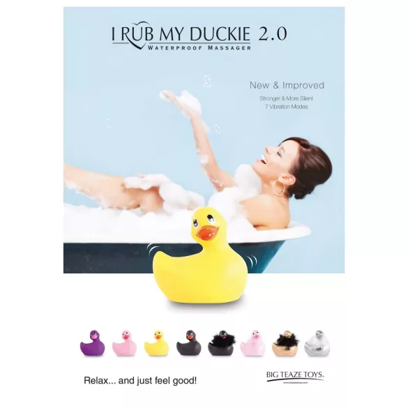 My Duckie 2.0 - ūdensizturīgs klitora vibrators rozā