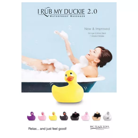My Duckie Paris 2.0 - ūdensizturīgs pīlītes klitora vibrators (rozā)