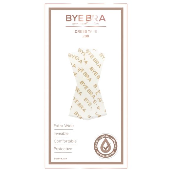 Bye Bra - divpusēja apģērbu lente (20gab)