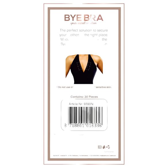 Bye Bra - divpusēja apģērbu lente (20gab)