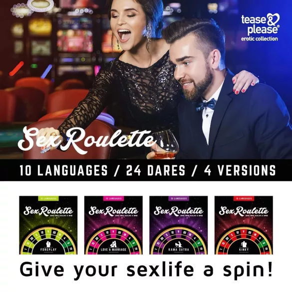 Seksa rulete Kama Sutra - erotiskā galda spēle (10 valodās)