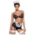 Obsessive Maidme - istabenieces kostīmu komplekts (6 daļas) - L/XL
