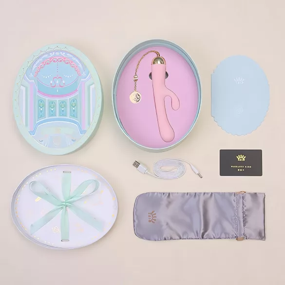 ZALO Ichigo Rabbit - lietotnes vadāms luksusa vibrators (rozā)