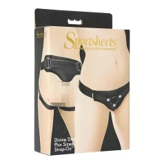   Sportsheets Plus Size - apakšā pievienojamie izstrādājumi (melns)