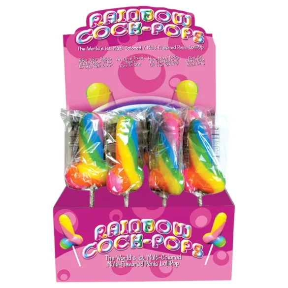 Rainbow Cock Pop - peņa formas ledene (85 g) - ar augļu garšu