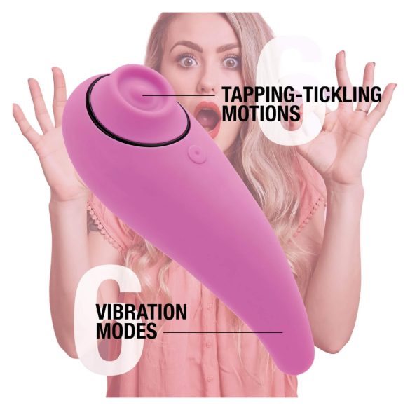 FEELZTOYS Femmegasm - sieviešu 2in1 klitora vibrators uzlādējams rozā