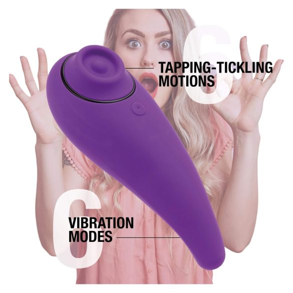 FEELZTOYS 2in1 uzlādējams klitora vibrators violets