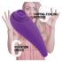 FEELZTOYS 2in1 uzlādējams klitora vibrators violets