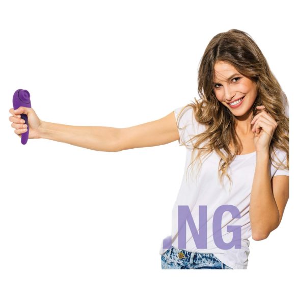 FEELZTOYS 2in1 uzlādējams klitora vibrators violets