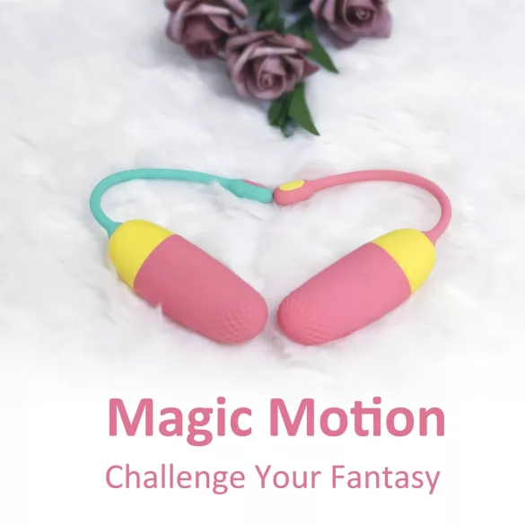 Magic Motion Vini - vibrējoša olu rotaļlieta ar akumulatoru oranža