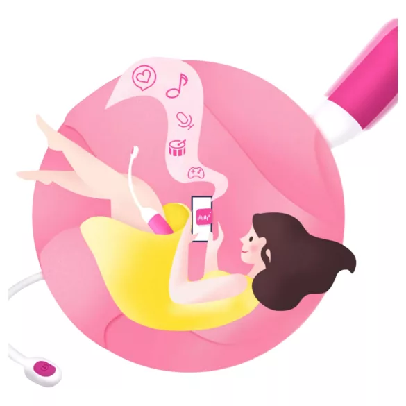 Magic Motion Vini - vibrējoša olu rotaļlieta ar akumulatoru oranža