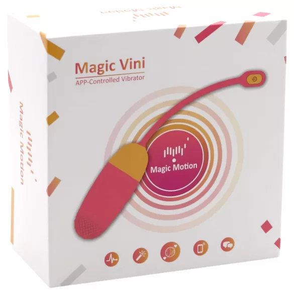 Magic Motion Vini - vibrējoša olu rotaļlieta ar akumulatoru oranža